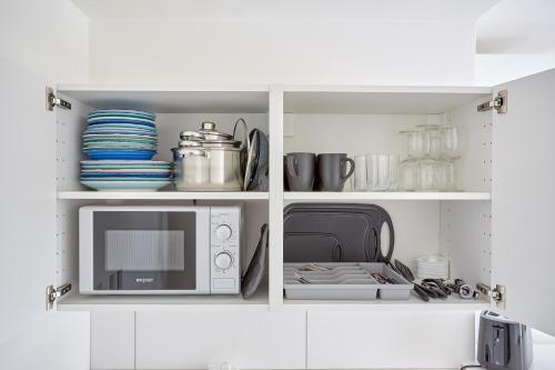 Una cocina o cocineta en Gemütlich & klein in Dülken