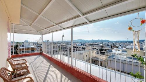 A bright and relaxing penthouse on the 5th floor