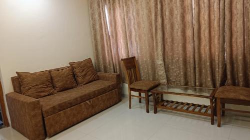 Ruang duduk di Divine Residency