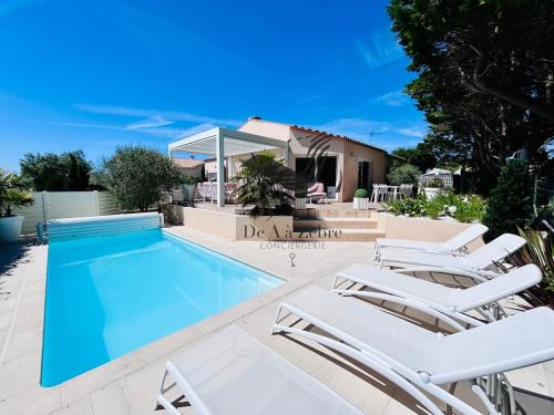 Maison de Famille - Piscine chauffée et vue sur l'Océan Atlantique