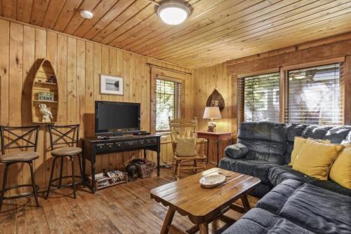 Χώρος καθιστικού στο The Guest Cabin Holiday Home