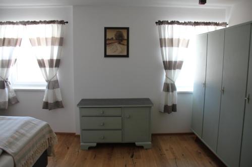 Letto o letti in una camera di Ferienmaisonette Purpurbuche
