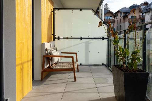 Μπαλκόνι ή βεράντα στο Daj Sobie Spokój Belle View SPA