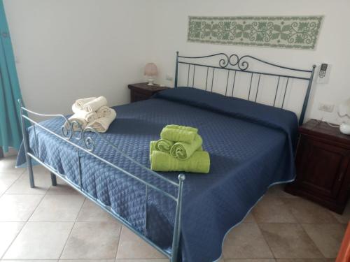 Posteľ alebo postele v izbe v ubytovaní La Ciaccia - appartement vue mer