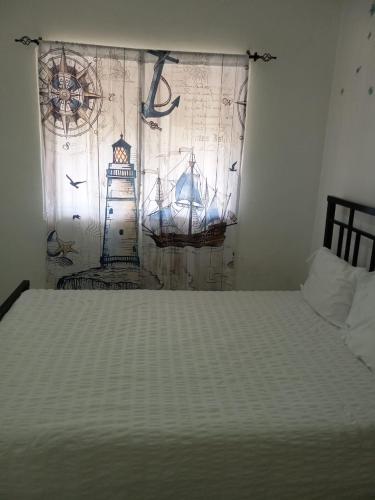 Postel nebo postele na pokoji v ubytování Precioso apartamento, residencial ideal familia a 10 minutos Embajada Americana