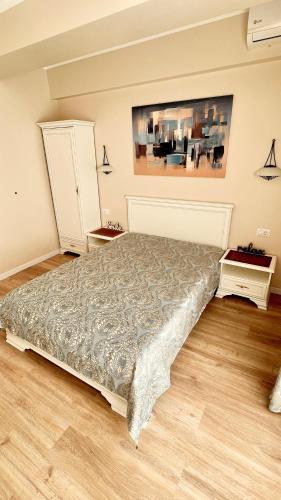 Katil atau katil-katil dalam bilik di Apartament Alexandru Saturn