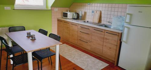 Η κουζίνα ή μικρή κουζίνα στο Pokoje Gościnne Ibiza