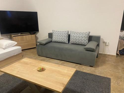 Televisyen dan/atau pusat hiburan di Kalfas Apartment 2