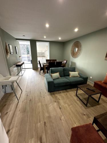 Χώρος καθιστικού στο Appartement L'escale à Vienne