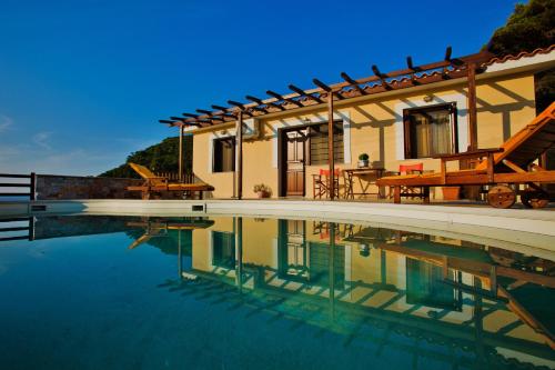 Bazén v ubytovaní Porto Skopelos Villas alebo v jeho blízkosti