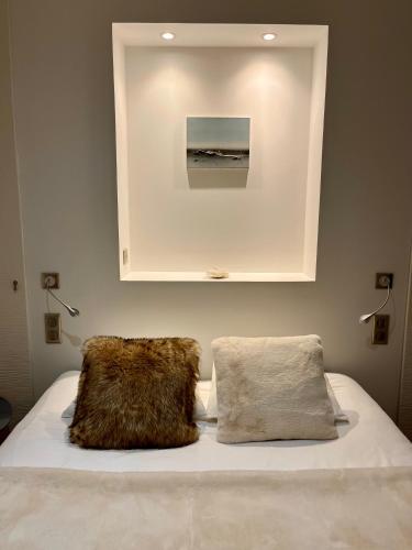 Katil atau katil-katil dalam bilik di Domaine Paulette, Maison Blanche