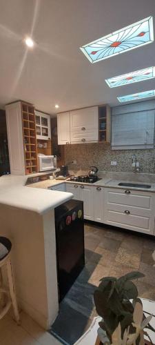Kuchyň nebo kuchyňský kout v ubytování Elegante duplex Vila Nova Conceicao, Brooklin e regiao