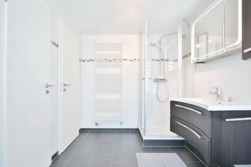 Dapur atau dapur kecil di Emmas Seeappartements Emmas Seeappartements 02