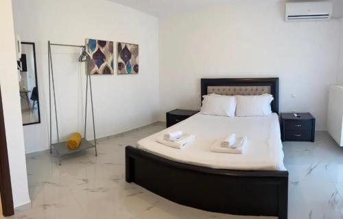 Кровать или кровати в номере 5 Lux