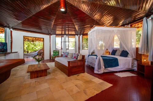 Χώρος καθιστικού στο Travel Inn Pousadas & Beach Club Trancoso