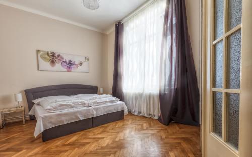 Кровать или кровати в номере Modern Apartment Biskupska
