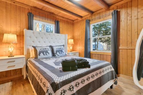 Ένα ή περισσότερα κρεβάτια σε δωμάτιο στο Bear Hollow 3 bedrooms 2 bath with a loft