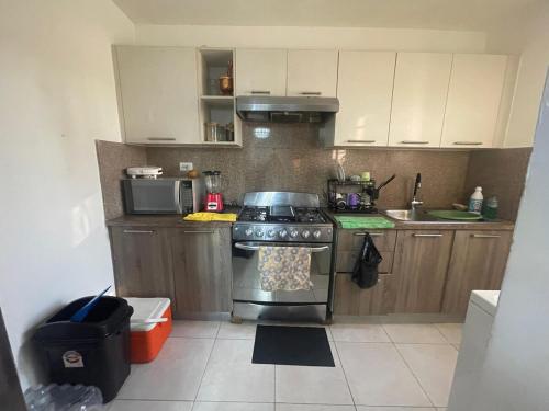 Кухня или мини-кухня в Apartamento en Edificio Palmares
