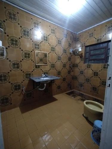 Koupelna v ubytování Amor Real