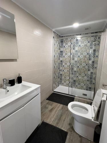 Koupelna v ubytování Very central location apartment