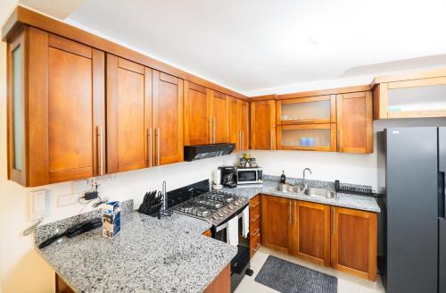 Dapur atau dapur kecil di Blue Lux