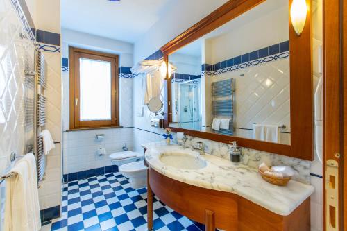 Koupelna v ubytování Hotel Casale