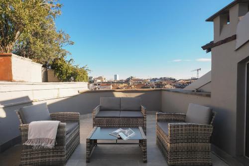 Contempora - Two-level apartment with 2 terraces in Brera
