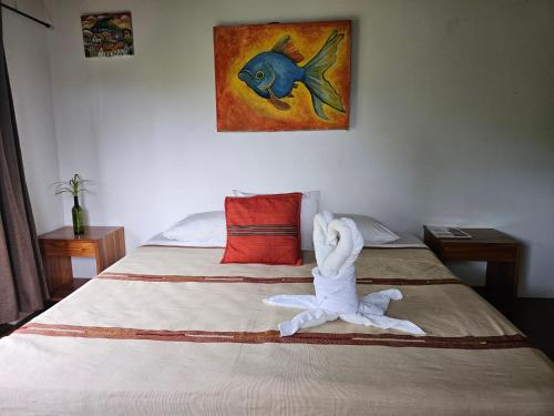 Ένα ή περισσότερα κρεβάτια σε δωμάτιο στο Casa Andalucia