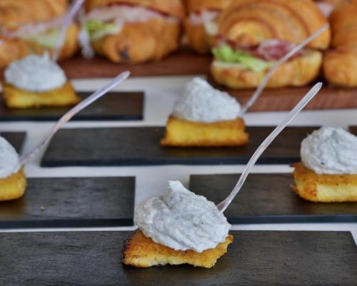 a group of pastries with whipped cream on top of them at Best Western Hotel Biri in Padova