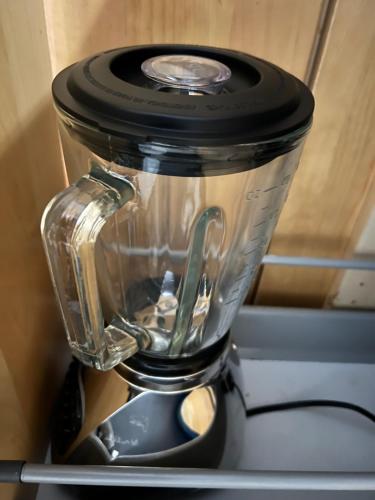a blender sitting on top of a shelf at CRAFTSMAN UPSTAIRS with impressive attic! in Willmar