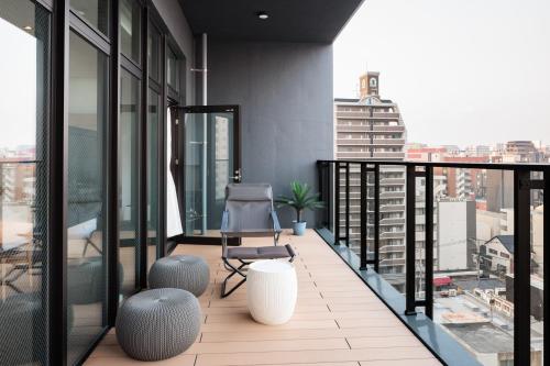 Terrace by Hotel BALにあるバルコニーまたはテラス