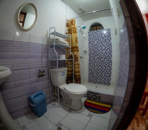 Koupelna v ubytování Hostal Luren - Parking