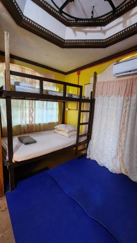 Ένα ή περισσότερα κρεβάτια σε δωμάτιο στο Screaming Gecko Hostel