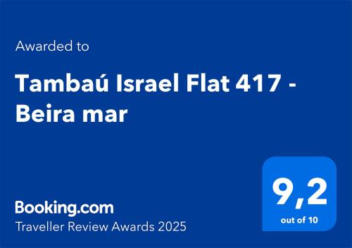 a screenshot of the tannadian israel flat beta map at Tambaú Israel Flat 417 - Beira mar in João Pessoa