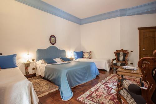 Llit o llits en una habitació de Villa Goethe