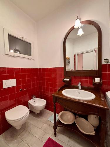 Koupelna v ubytování Casa Perla Rosa