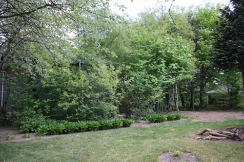 Jardín al aire libre en Stor villa med privat have