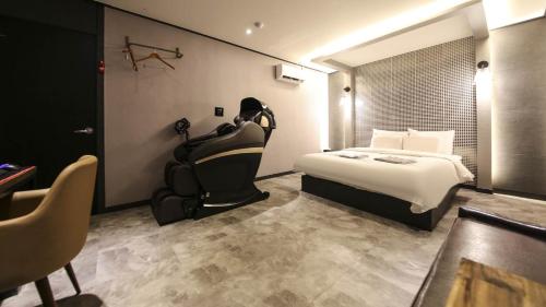 Katil atau katil-katil dalam bilik di Hotel Parfe