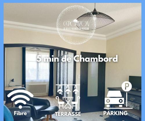 Grande Maison-5 min de Chambord-3 chambres-Loire à vélo 100 m- 10 min de Blois