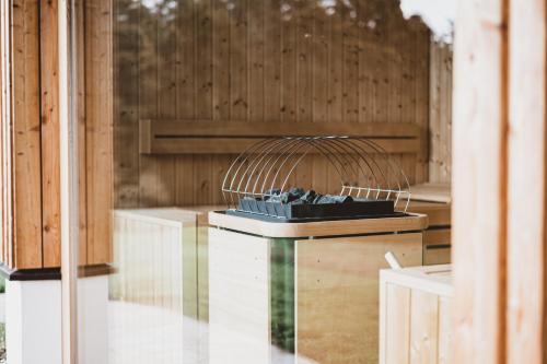 Una cocina o zona de cocina en Weingartenrefugium Rosenberg