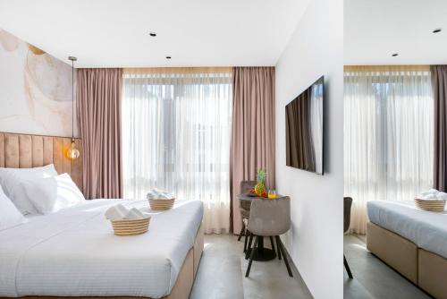 Ένα ή περισσότερα κρεβάτια σε δωμάτιο στο Fly Room - S8 - MPolo