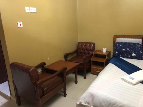 Postel nebo postele na pokoji v ubytování Camp John 511