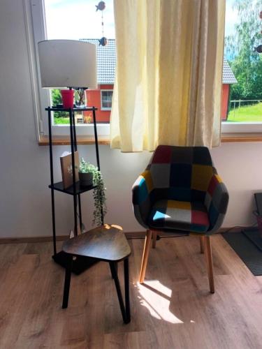 Posezení v ubytování Ferienwohnung Patchwork