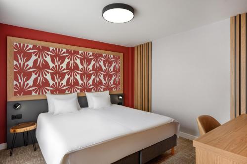 Hotel Narádにあるベッド