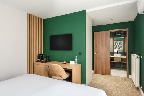 Hotel Narádにあるベッド
