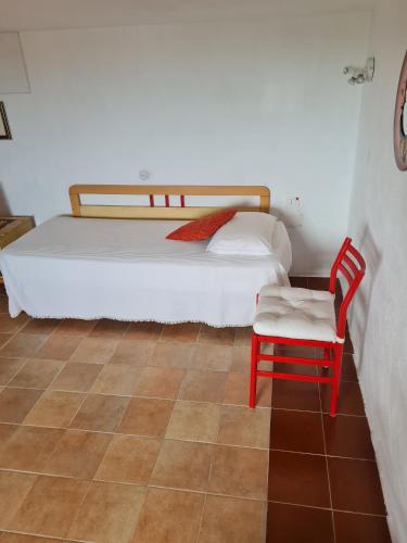 Postel nebo postele na pokoji v ubytování Nel Borgo