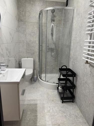 Ένα μπάνιο στο Noclegi w Centrum Brodnicy