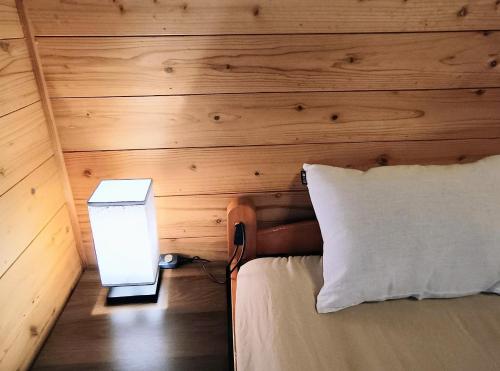 Postel nebo postele na pokoji v ubytování Pension Blue Drop