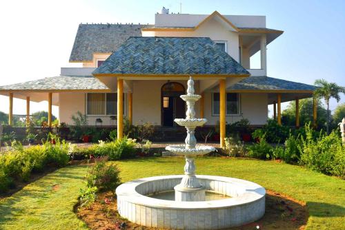 Zahrada ubytování Ganeshanti Farm Bunglow