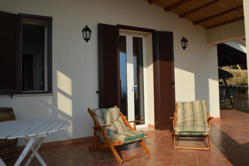 Αίθριο ή υπαίθριος χώρος στο Lovely house with amazing sea view